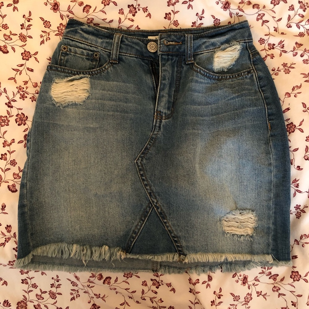 MUDD DENIM JEAN SKIRT